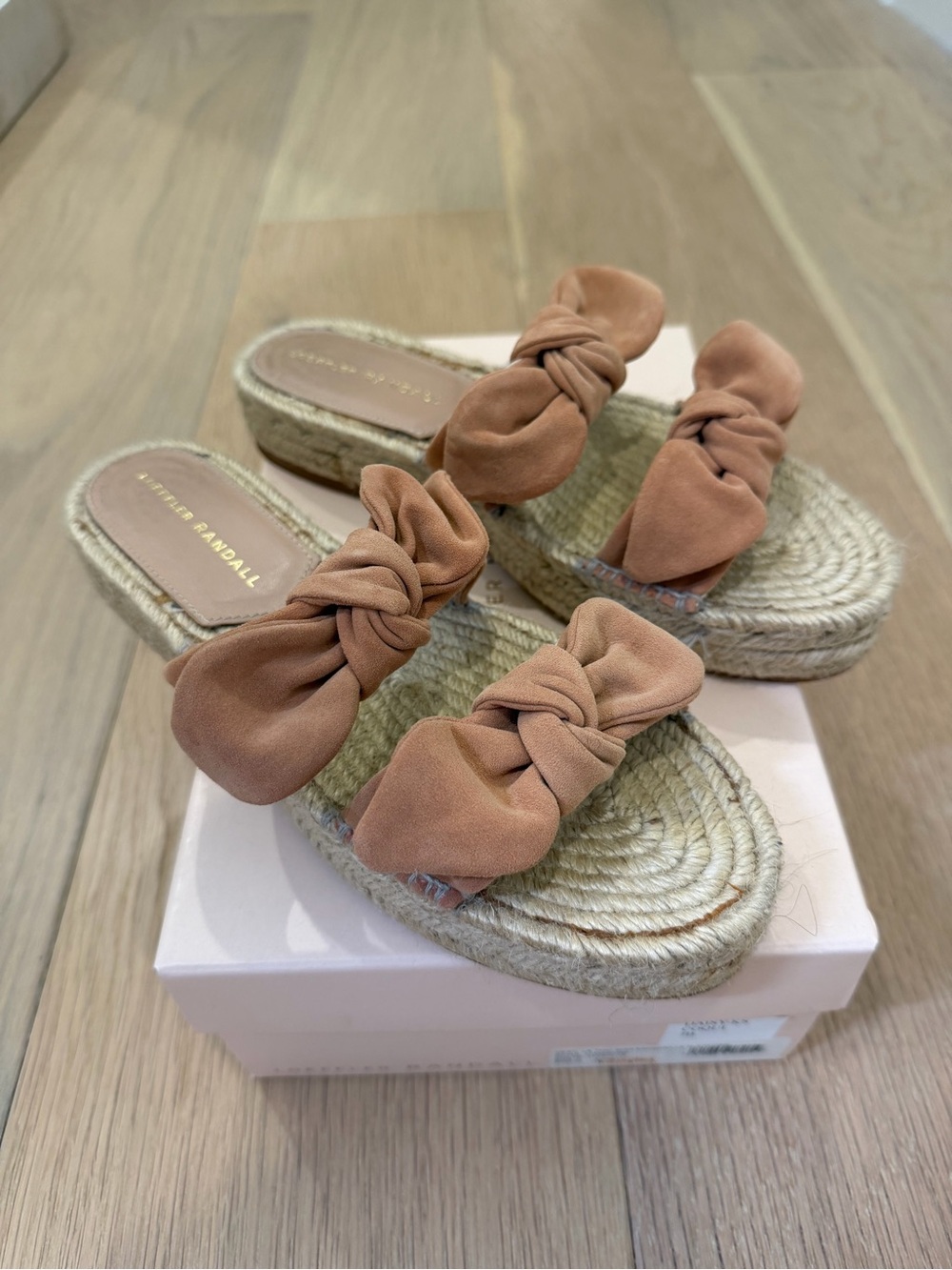 Loeffler Randall Knotted Espadrille Sandals (size 7)